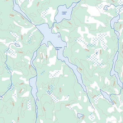 Natural Resources Canada Mcgavock Lake (064C11 Toporama) digital map