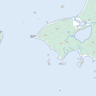 Natural Resources Canada Mcintyre Bay, ON (052K07 Toporama) digital map