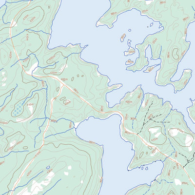 Natural Resources Canada Mcintyre Bay, ON (052K07 Toporama) digital map
