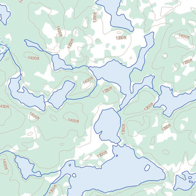 Natural Resources Canada Mckinlay Lake, NT (075L13 Toporama) digital map