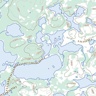 Natural Resources Canada Mckinlay Lake, NT (075L13 Toporama) digital map