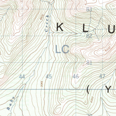 Natural Resources Canada Mckinley Creek, YT (115H04 CanMatrix) digital map