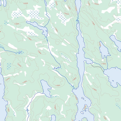 Natural Resources Canada Mcknight Lake, MB (064C03 Toporama) digital map