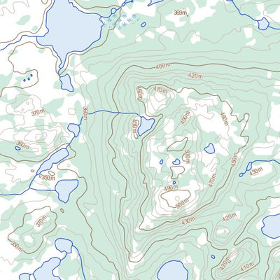 Natural Resources Canada Mclaren Lake, NT (086K10 Toporama) digital map
