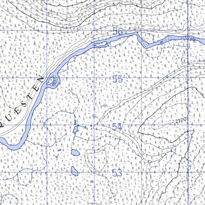 Natural Resources Canada Mcquesten, YT (115P11 CanMatrix) digital map
