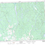Natural Resources Canada Melançon, QC (032H01 CanMatrix) digital map