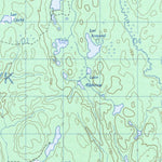 Natural Resources Canada Melançon, QC (032H01 CanMatrix) digital map