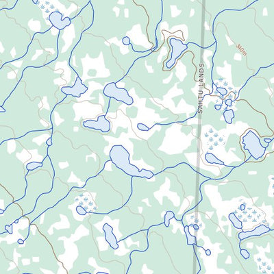 Natural Resources Canada Mendo Lake, NT (096F14 Toporama) digital map