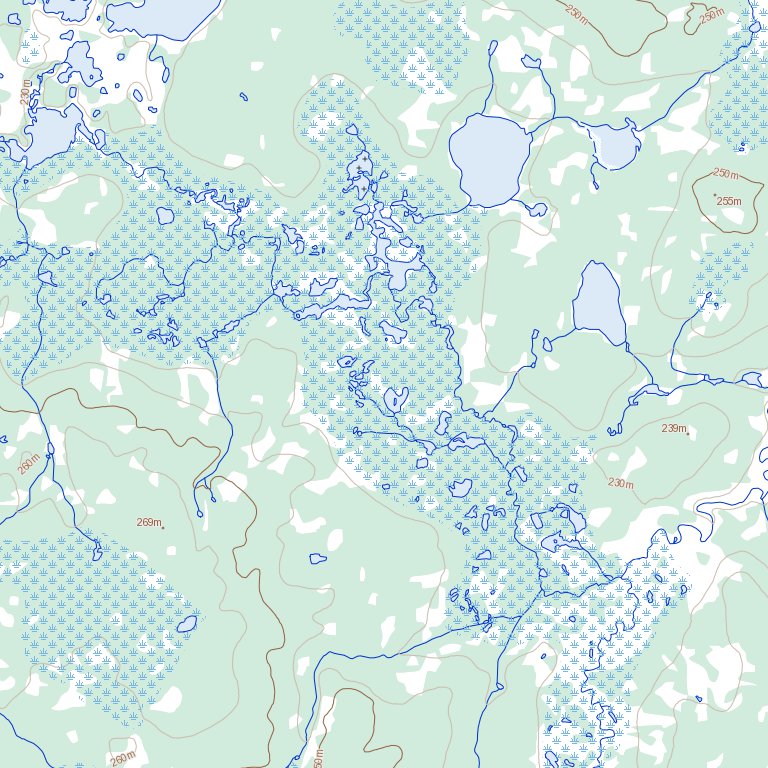 Merriam Lake, MB (064I01 Toporama) Map by Natural Resources Canada ...