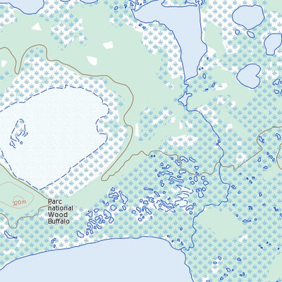 Natural Resources Canada Merryweather Lake, AB (084P06 Toporama) digital map