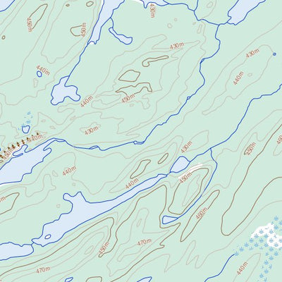 Natural Resources Canada Metka Lake, MB (064L08 Toporama) digital map