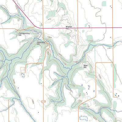 Natural Resources Canada Miami, MB (062G08 Toporama) digital map
