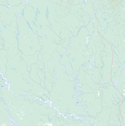 Natural Resources Canada Middle Canyon, YT (105A06 Toporama) digital map