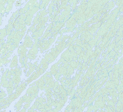 Natural Resources Canada Middle Foster Lake, SK (074A11 Toporama) digital map