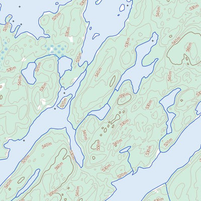 Natural Resources Canada Middle Foster Lake, SK (074A11 Toporama) digital map