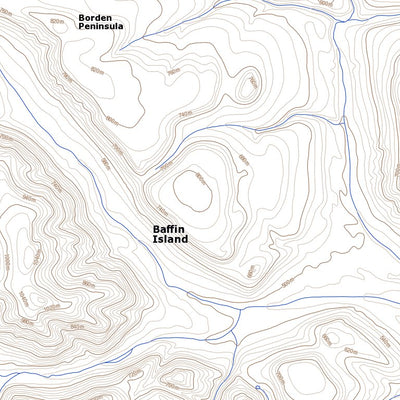 Natural Resources Canada Military Survey Mountain, NU (048D03 Toporama) digital map