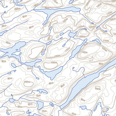 Natural Resources Canada Mill Island, NU (035N13 Toporama) digital map