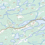 Natural Resources Canada Millar Lake, NT (075H01 Toporama) digital map