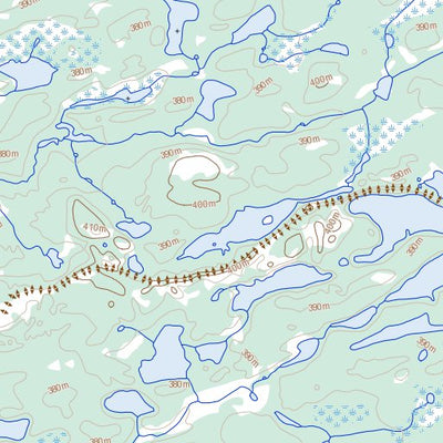 Natural Resources Canada Millar Lake, NT (075H01 Toporama) digital map