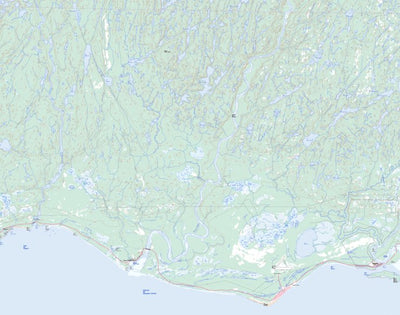 Natural Resources Canada Mingan, QC (022I08 Toporama) digital map