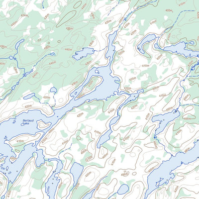 Natural Resources Canada Miniss Lake, ON (052J15 Toporama) digital map