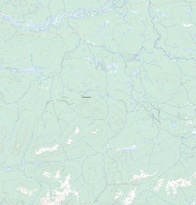 Natural Resources Canada Mink Creek, YT (105G11 Toporama) digital map