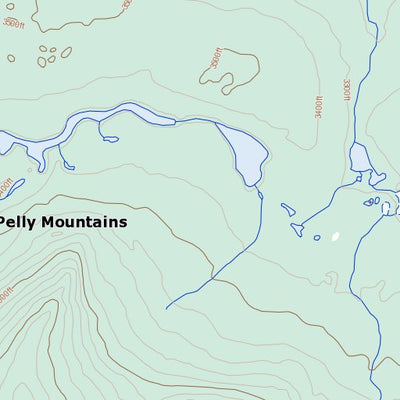 Natural Resources Canada Mink Creek, YT (105G11 Toporama) digital map