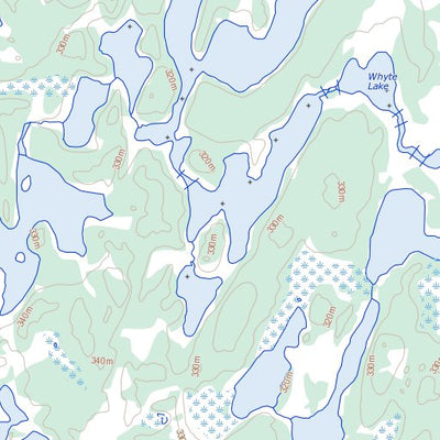 Natural Resources Canada Minuhik Lake, MB (064N01 Toporama) digital map
