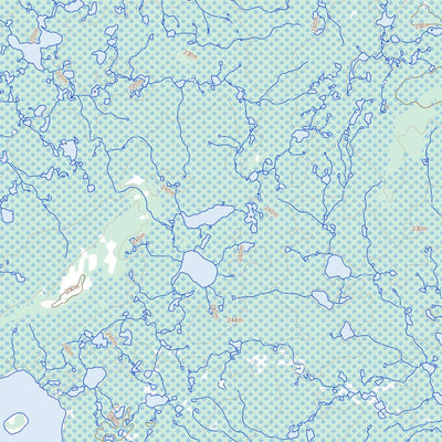Natural Resources Canada Mistake Lake, MB (054E02 Toporama) digital map