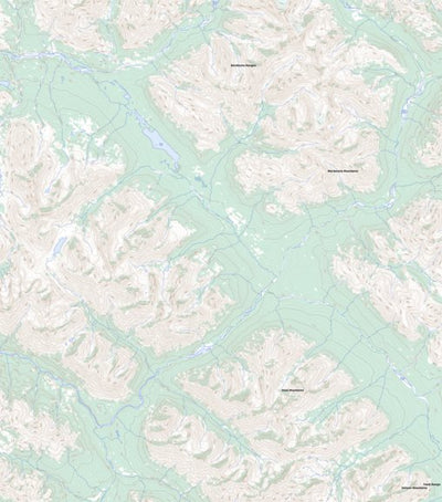Natural Resources Canada Misty Creek, YT (106B03 Toporama) digital map