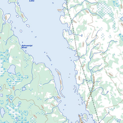 Natural Resources Canada Molson Lake, NL (023G08 Toporama) digital map
