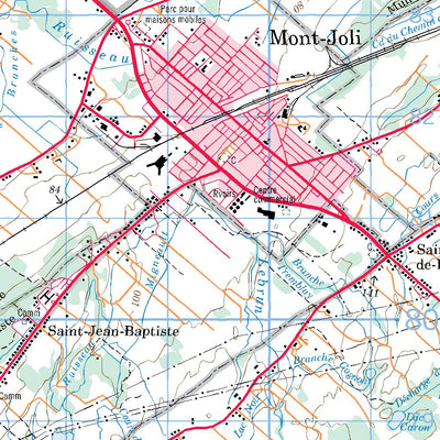 Natural Resources Canada Mont-Joli, QC (022C09 CanMatrix) digital map