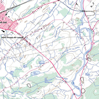 Natural Resources Canada Mont-Joli, QC (022C09 Toporama) digital map