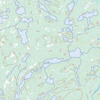 Natural Resources Canada Montgrand Lake, SK (074F08 Toporama) digital map