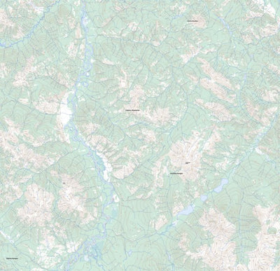 Natural Resources Canada Moodie Lakes, BC (094L13 Toporama) digital map