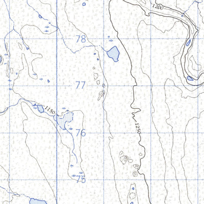 Natural Resources Canada Moon Lake, NT (096E11 CanMatrix) digital map