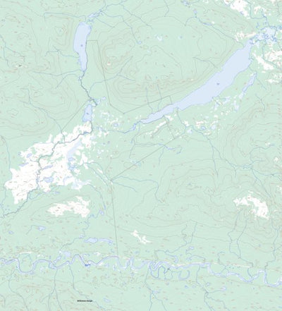 Natural Resources Canada Moose Lake, YT (105M01 Toporama) digital map
