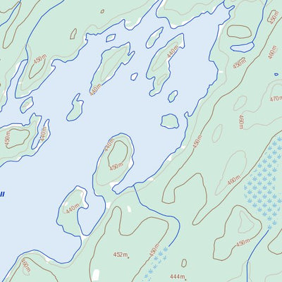 Natural Resources Canada Morell Lake, SK (064E12 Toporama) digital map