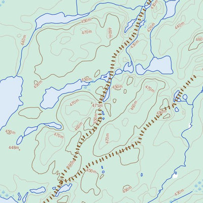 Natural Resources Canada Morell Lake, SK (064E12 Toporama) digital map