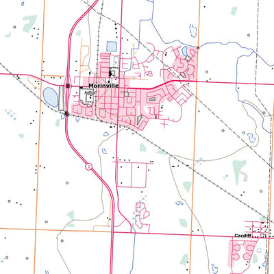 Natural Resources Canada Morinville, AB (083H13 Toporama) digital map