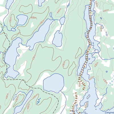 Natural Resources Canada Morrow Lake, MB (064K07 Toporama) digital map