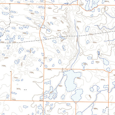 Natural Resources Canada Mortlach, SK (072J08 Toporama) digital map