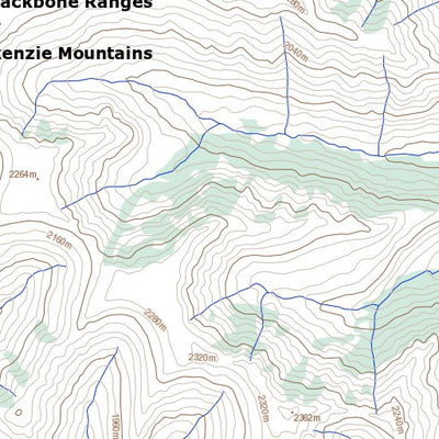 Natural Resources Canada Mount Berg, NT (095L09 Toporama) digital map