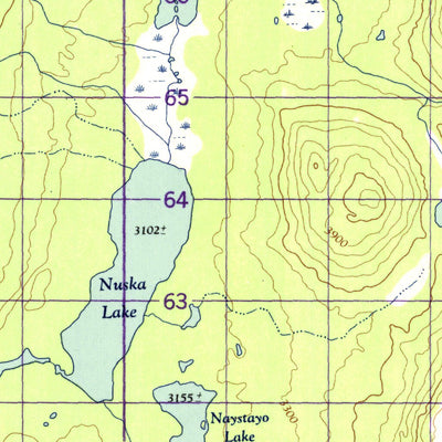 Natural Resources Canada Mount Bryde West, BC (105C03_W CanMatrix) digital map