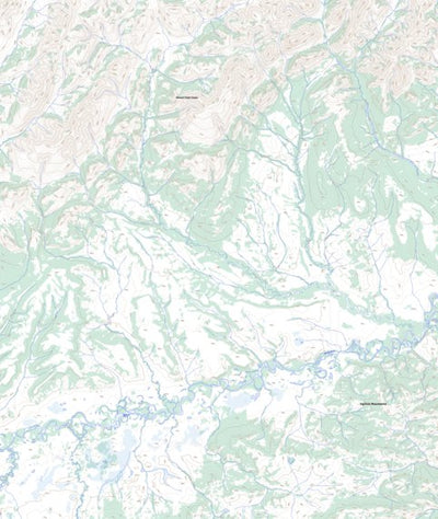Natural Resources Canada Mount Chief Isaac, YT (116G06 Toporama) digital map