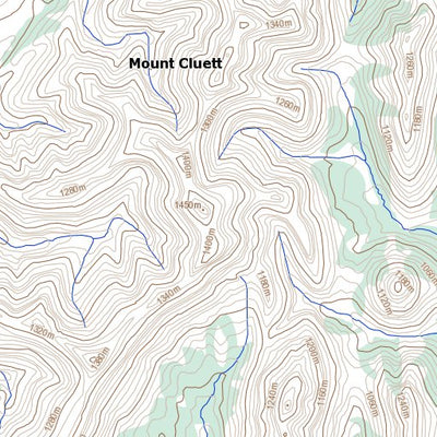 Natural Resources Canada Mount Cluett (116G10 Toporama) digital map