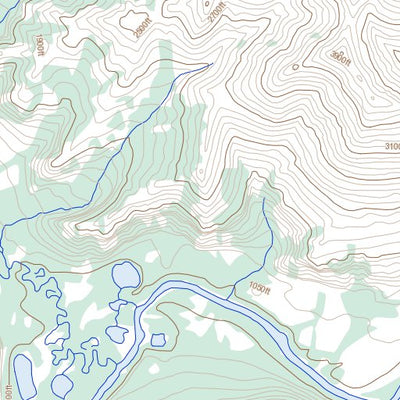 Natural Resources Canada Mount Dennis, YT (116P10 Toporama) digital map