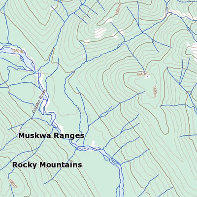 Natural Resources Canada Mount Ford, BC (094F01 Toporama) digital map