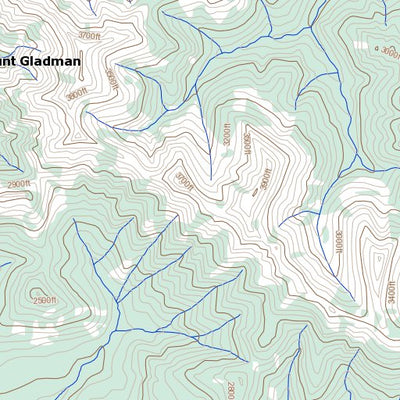 Natural Resources Canada Mount Gladman, YT (116C10 Toporama) digital map