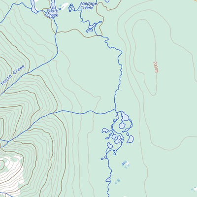 Natural Resources Canada Mount Haldane, YT (105M13 Toporama) digital map